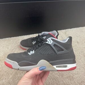 Nike Air Jordan 4 Retro OG “Bred 2019” Sneakers Size: 7